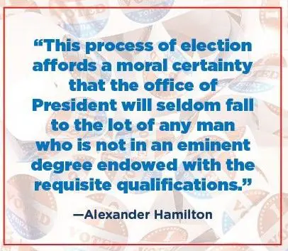 Alexander Hamilton election process quote